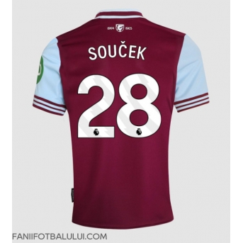 West Ham United Tomas Soucek #28 Tricou Fotbal Replică 2024-25 Barbati Acasa